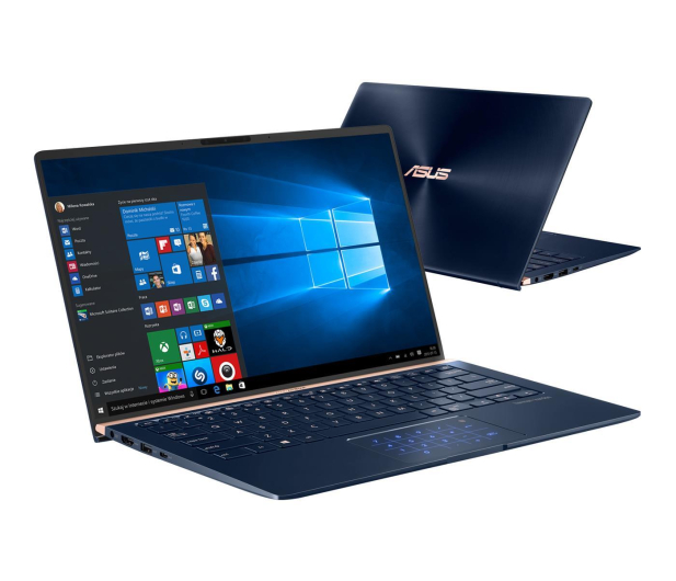 ASUS UX433FA-A5046T i5-8265U/8GB/256GB SSD/14"/W10 Blue - 465876 - zdjęcie